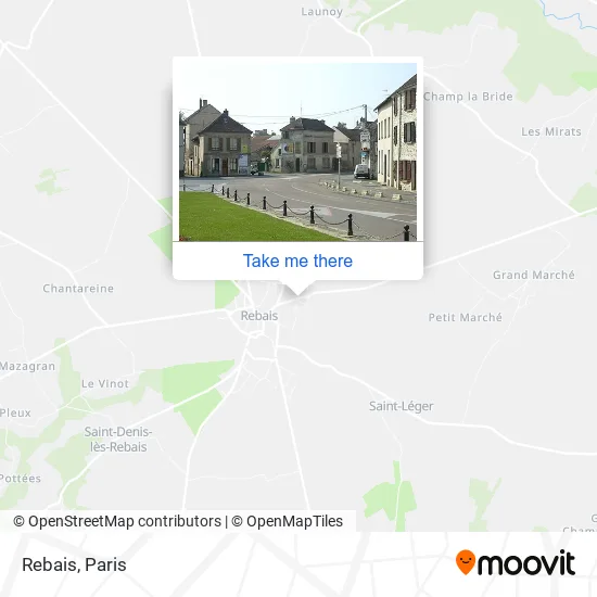 Rebais map