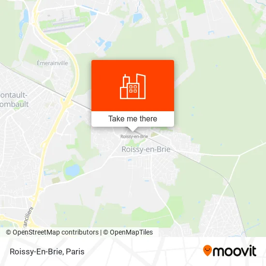 Roissy-En-Brie map