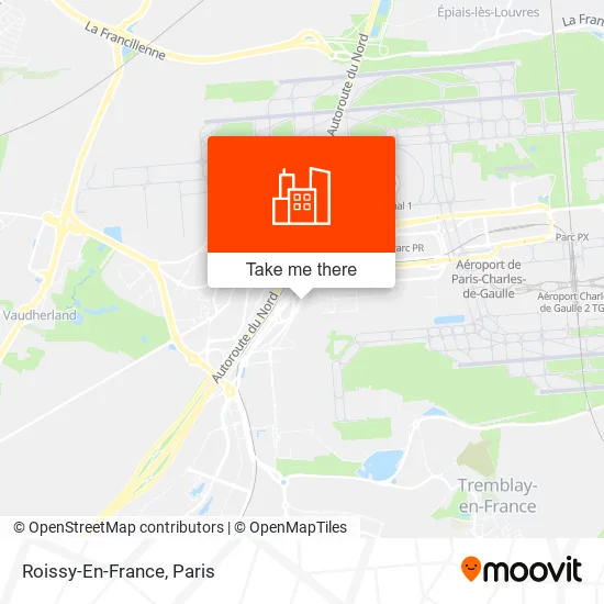 Roissy-En-France map