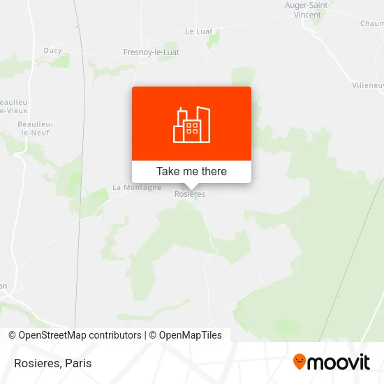 Rosieres map