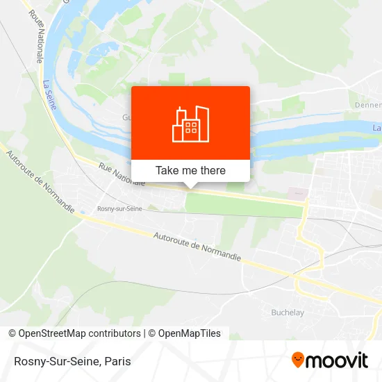 Rosny-Sur-Seine map