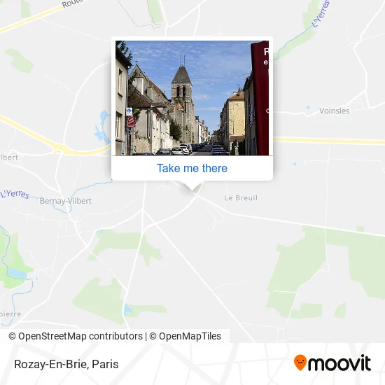 Rozay-En-Brie map