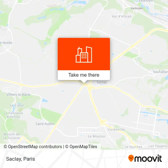 Saclay map