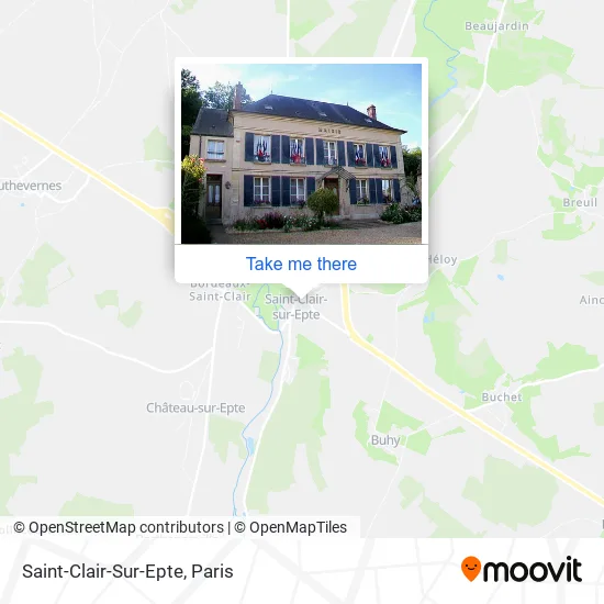 Saint-Clair-Sur-Epte map