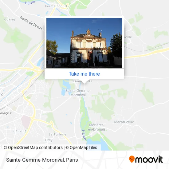 Sainte-Gemme-Moronval map