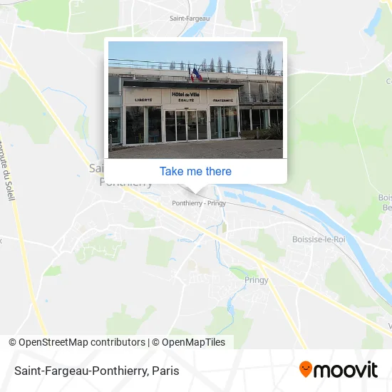 Saint-Fargeau-Ponthierry map