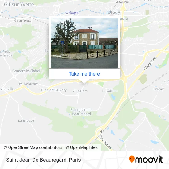 Saint-Jean-De-Beauregard map