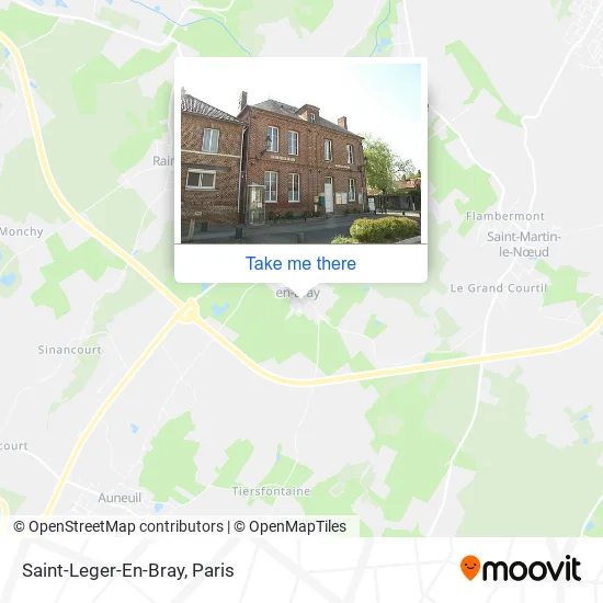 Saint-Leger-En-Bray map