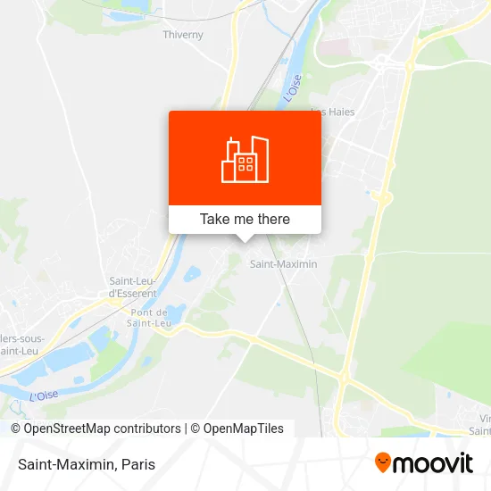 Saint-Maximin map