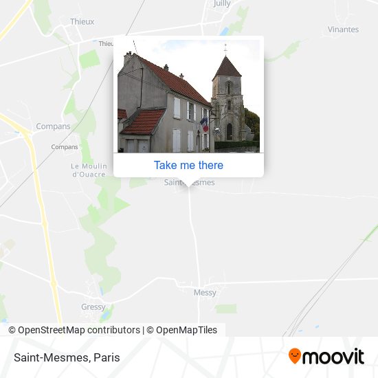 Mapa Saint-Mesmes