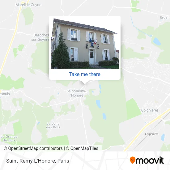 Saint-Remy-L'Honore map