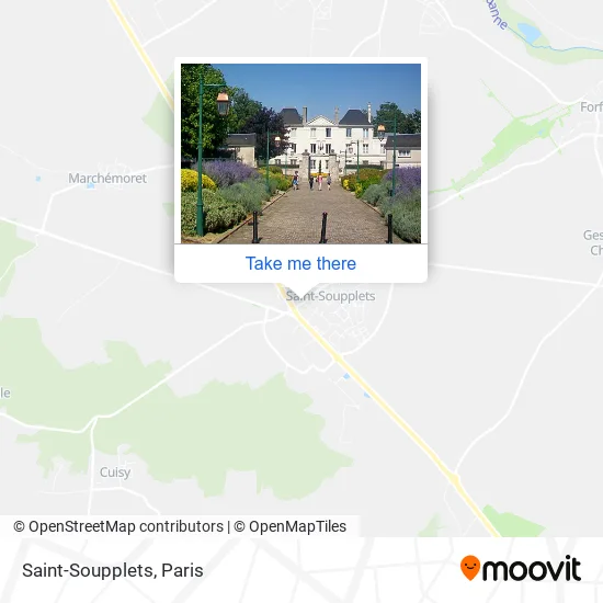 Saint-Soupplets map
