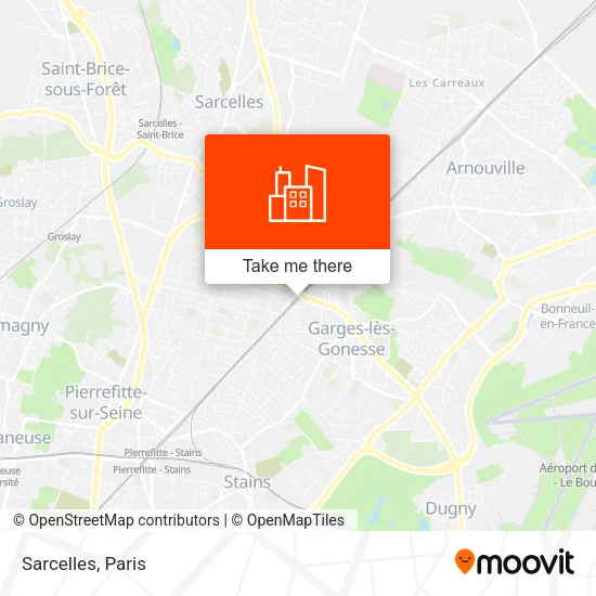 Sarcelles map