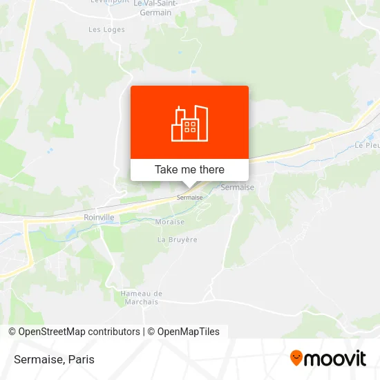 Mapa Sermaise