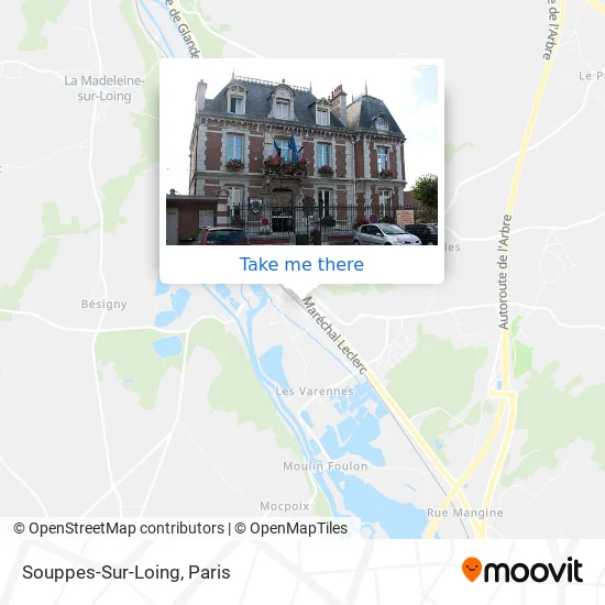 Souppes-Sur-Loing map