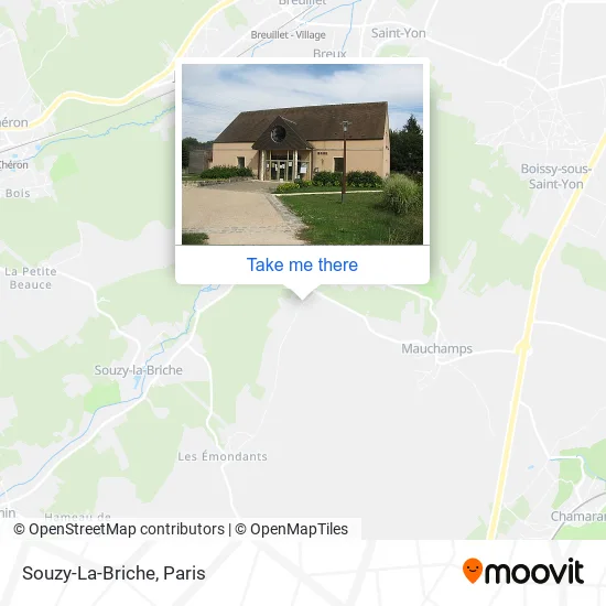Souzy-La-Briche map