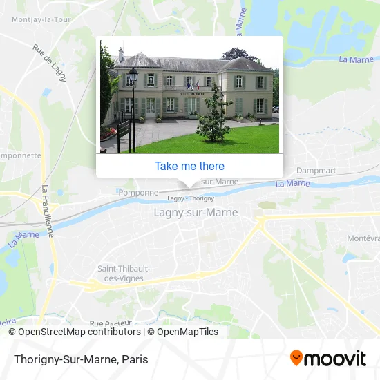 Thorigny-Sur-Marne map