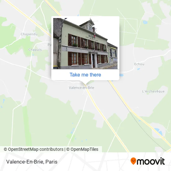 Valence-En-Brie map