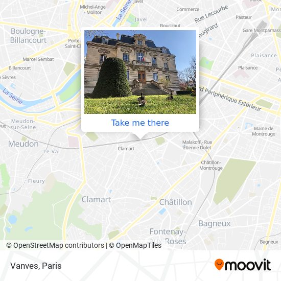 Vanves map