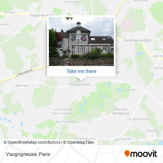 Vaugrigneuse map
