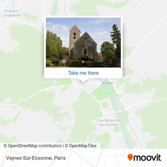 Vayres-Sur-Essonne map