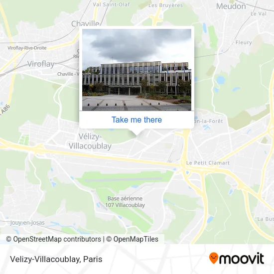 Velizy-Villacoublay map