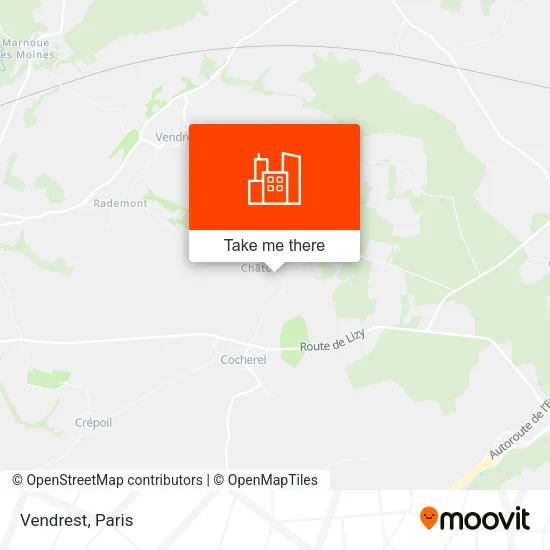 Vendrest map