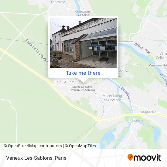 Veneux-Les-Sablons map