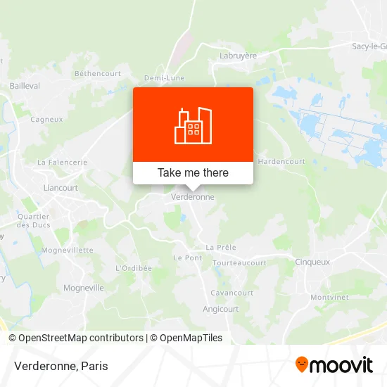 Verderonne map