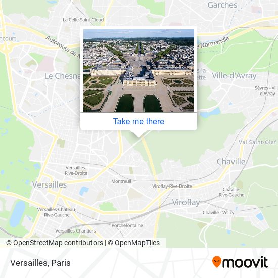 Mapa Versailles