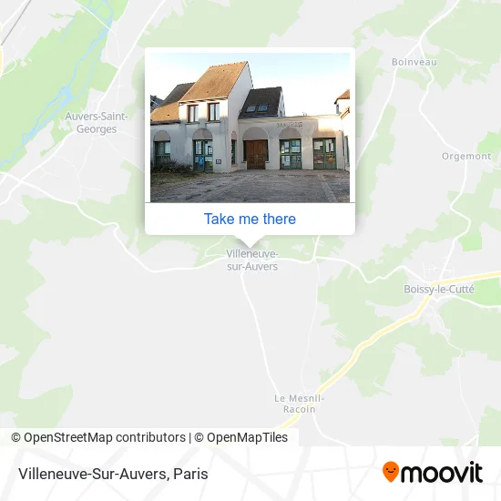 Villeneuve-Sur-Auvers map
