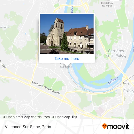 Villennes-Sur-Seine map
