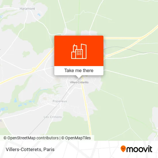 Villers-Cotterets map