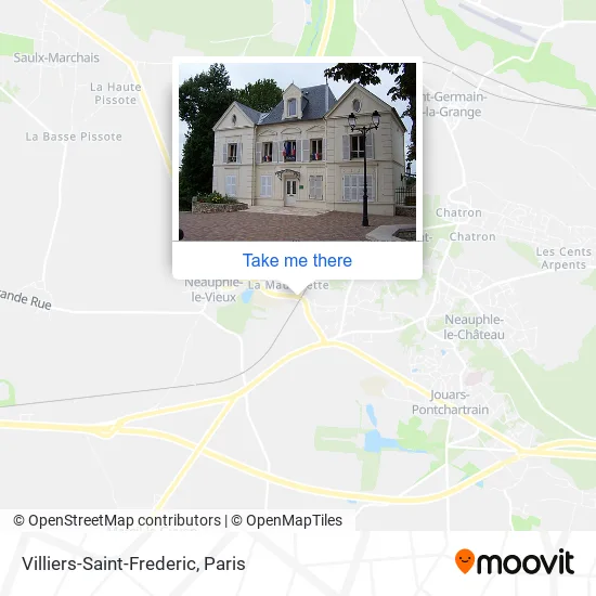 Villiers-Saint-Frederic map