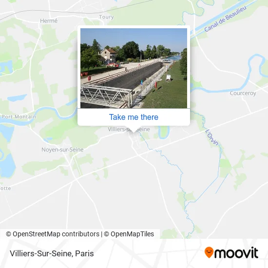 Villiers-Sur-Seine map