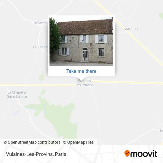 Vulaines-Les-Provins map