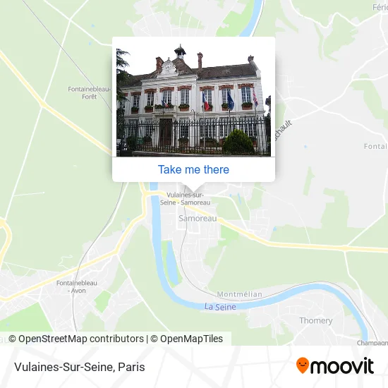 Vulaines-Sur-Seine map