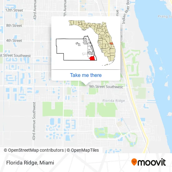 Florida Ridge map