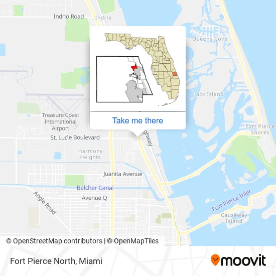 Fort Pierce North map