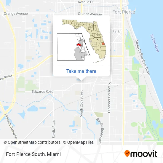 Fort Pierce South map