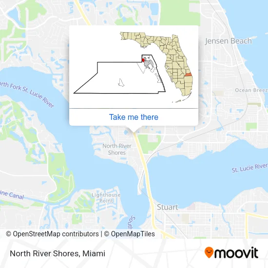 North River Shores map