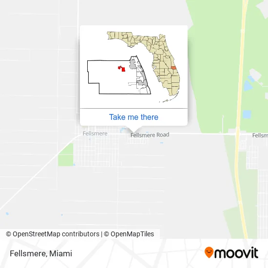 Fellsmere map