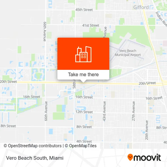 Vero Beach South map
