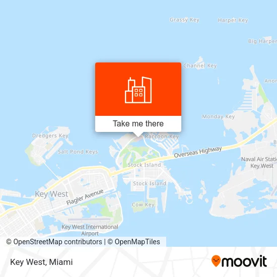 Key West map