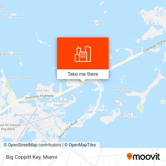 Big Coppitt Key map