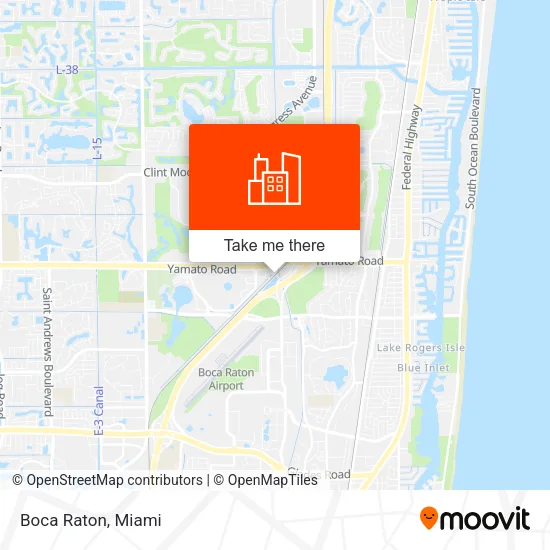 Boca Raton map
