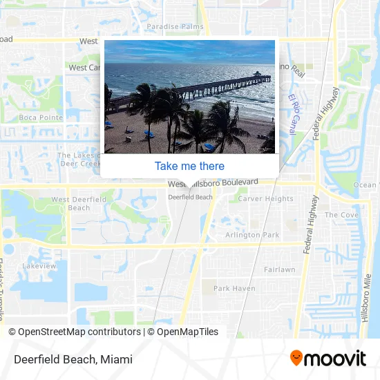 Deerfield Beach map