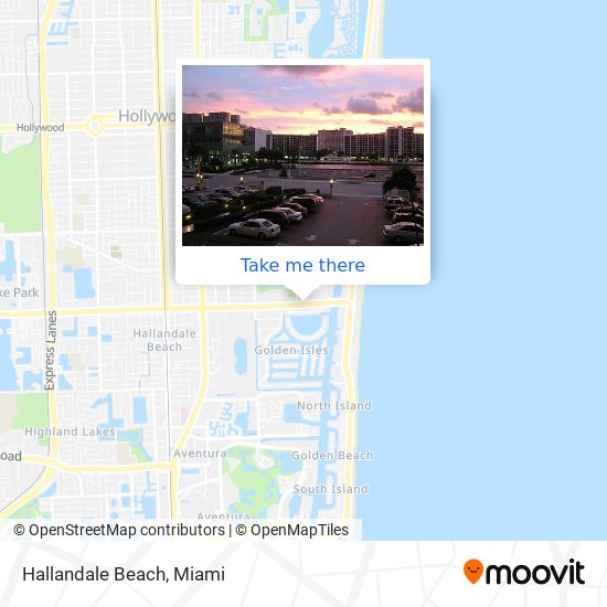 Hallandale Beach map