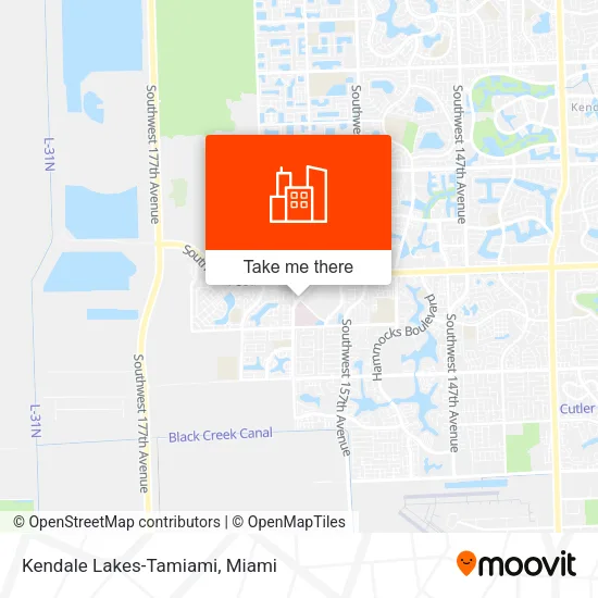 Kendale Lakes-Tamiami map