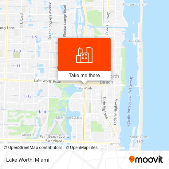 Lake Worth map